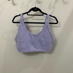 Curvy Couture Lilac Sports Bra